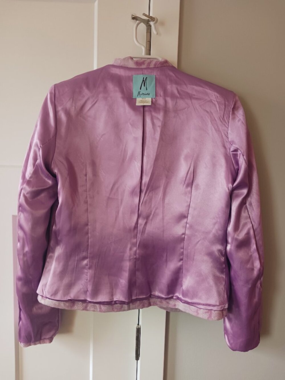 Marciano Pink Brocade Blazer Jacket - Picture 4 of 11